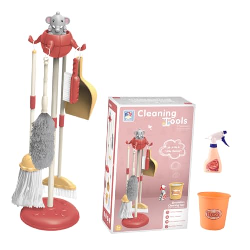 TOYANDONA 1 Set Reinigungsspielzeug Kinderspielzeug Mädchenspielzeug Besenspielzeug Für Kleinkinder Kleinkindspielzeug Für Mädchen Kehrschaufel Mädchenspielzeug von TOYANDONA