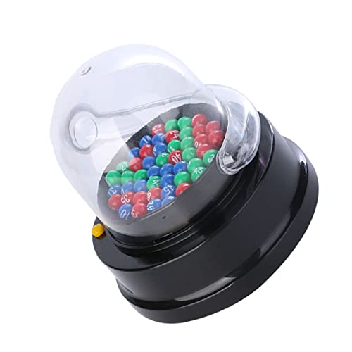 TOYANDONA Electric Set Shake Game Lotto Jackpot für with Balls Cage: Lucky Games Picking Bingo Machine - Portable Funny Lucky Bingo Spiel Elektronisch von TOYANDONA