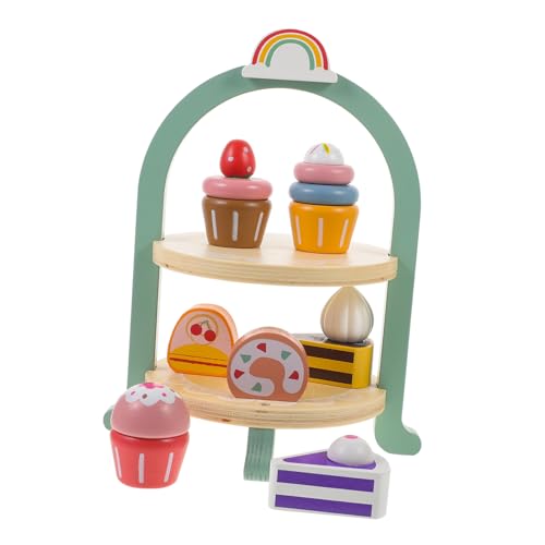 TOYANDONA 1 Set Simulation Teeservice Spielzeug Kuchen Dekorieren Kinderspielzeug Simulation Cupcake Simulation Kuchen Kinderspielzeug Simulation Dessert Simulation Küchenzubehör von TOYANDONA