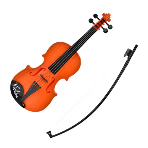 TOYANDONA 1 Set Simulierte Musik Violine Spielzeug Performance Musikinstrument Requisite Für Kinder von TOYANDONA