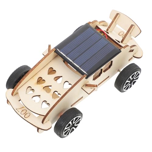 TOYANDONA 1 Set Solarmotor Set Autos Spielzeug Solarstrom Vorbau Solarstrom Rennwagen Set Wissenschaft Montage Fahrzeug Kinder Wissenschaftliche Experimente Projekte Vorbau von TOYANDONA