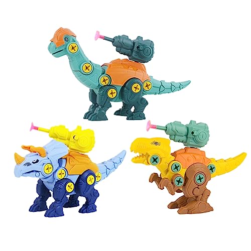 TOYANDONA 1 Set Tyrannosaurus Kombinations Dinosaurier Roboterspielzeug Dinosaurier Zerlegungsspielzeug DIY Zusammenbauspielzeug Dinosaurier Bausteine ​​Kinderspielzeug von TOYANDONA