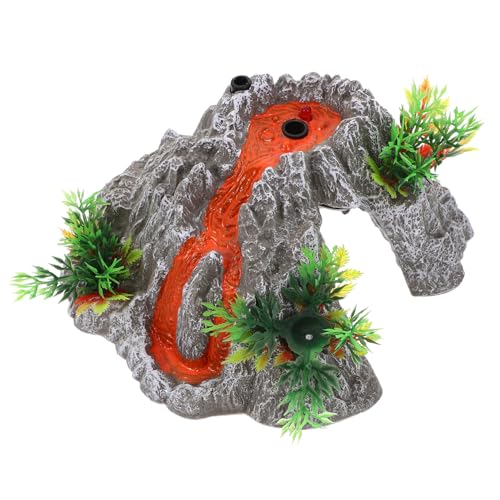 TOYANDONA 1 Set Vulkan Sprühmodell Vulkanausbruch Modell Lava Vulkan Pädagogische Experimente Vorschul Stammspielzeug Vulkan Simulation Vulkan Figur Ornament Vulkan Kunststoff von TOYANDONA