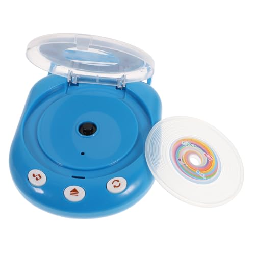 TOYANDONA 1 Stück Emulation CD Player Mini Waschmaschine Tragbarer Musik Player Kinderspielzeug Puppenhauszubehör Mini Kinderspielzeug Pädagogisches Musik CD Player Lustiges Aus Kunststoff von TOYANDONA