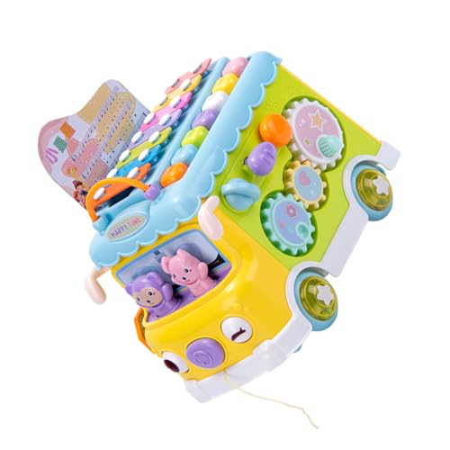 TOYANDONA 1 Stück Kinderklavier Lernspielzeug Für Kinder Musikalisches Klopfspielzeug Kleinkindautospielzeug Autospielzeug Für Babys Babymusik Klangspielzeug Kind Xylophon Klavier von TOYANDONA