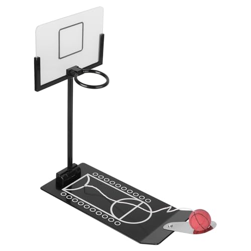 TOYANDONA 1 Stück Klappbare Basketballmaschine Basketball Brettspiele Basketballkorb Spieltisch Mini Basketballspiel Basketball Schießspiel Spielzeug Miniatur Basketballspiel von TOYANDONA