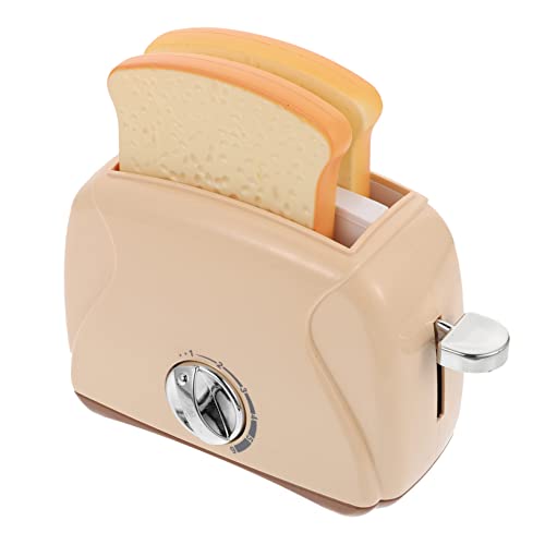 TOYANDONA 1 Stück Ofenornamente Toaster Wasserkocher Spielzeughaus Kinderspielzeug Miniofen Minispielzeug Kleinkindmöbel Für Kleinkinder Ornamente Für Kinderspielzeug Kunststoff Khaki von TOYANDONA