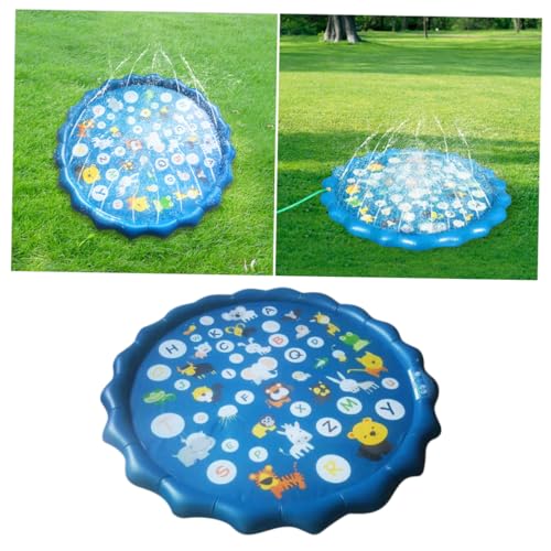 TOYANDONA 1 Stück Rasensprenger Matte Sprinkler Pads Aufblasbare Matte Outdoor Spielspielzeug Für Kinder Spielzeug Für Kinder Aufblasbares Spielzeug Strandmatten Poolmatte von TOYANDONA