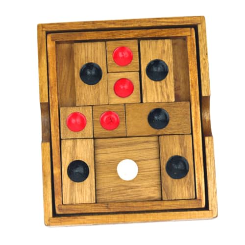 TOYANDONA 1 Stück Schachbrett aus Holz familienspiele Family Games Pädagogisches zabawki stymulujące rozwój Educational Toys Kinderschach Schachspiel für Bambus von TOYANDONA