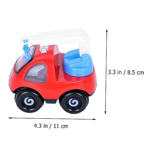 TOYANDONA 1 Stück technisches Spielzeugauto sankastenspielsachen babyteller für Kleinkinder bugyy Kinderwagen Buggy عرباية اطفال Toy car Trägheitsauto Kranwagen für rot von TOYANDONA