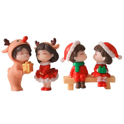 TOYANDONA 10 Paar Romantische Paarverzierung Statue Eines Romantischen Paares Romantische Paarfiguren Mini-feenfiguren Mini-paarfiguren Paar Kuchen Topper Figur Weihnachtsdekoration PVC von TOYANDONA