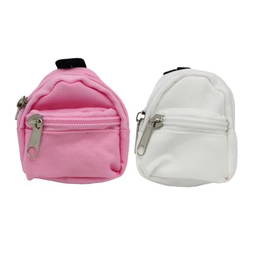 TOYANDONA 10 STK Simulation Schultasche Mini-Puppentasche Mädchenrucksack Mädchen Geldbörsen Rucksäcke für Mädchen kinderspielzeug Kinder Spielzeug Puppenrucksack Mini-Rucksäcke Stoff von TOYANDONA