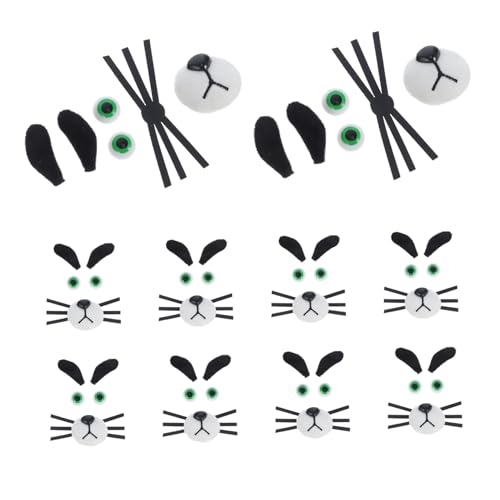 TOYANDONA 10 Sätze DIY Plüsch Hund Accessoires mit Ohren Augen Nase Mund Bart Weiche Bastelmaterialien für Puppen Kostüm Handarbeit Zubehör für Kuscheltiere TOYANDONA 10 Sätze DIY Plüsch Hund Accessoires mit Ohren Augen Nase Mund Bart Weiche Bastelmaterialien für Puppen Kostüm Handarbeit Zubehör für Kuscheltiere von TOYANDONA