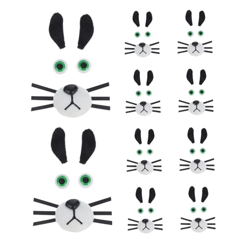 TOYANDONA 10 Sätze Plüsch Hundebausatz Zubehör mit Weichen Ohren Augen Nase Mund und Bart für DIY Tierkostüm Bastelset für Stofftiere und Puppen Kreative Handarbeit TOYANDONA 10 Sätze Plüsch Hundebausatz Zubehör mit Weichen Ohren Augen Nase Mund und Bart für DIY Tierkostüm Bastelset für Stofftiere und Puppen Kreative Handarbeit von TOYANDONA