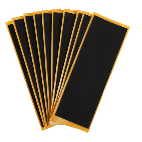 TOYANDONA 10 Stück Finger Skateboard Aufkleber rutschfest Langlebig Selbstklebend Zuschneidbar Finger Toy Sticker Zubehör für Mini Skateboard Fingerboards TOYANDONA 10 Stück Finger Skateboard Aufkleber rutschfest Langlebig Selbstklebend Zuschneidbar Finger Toy Sticker Zubehör für Mini Skateboard Fingerboards von TOYANDONA