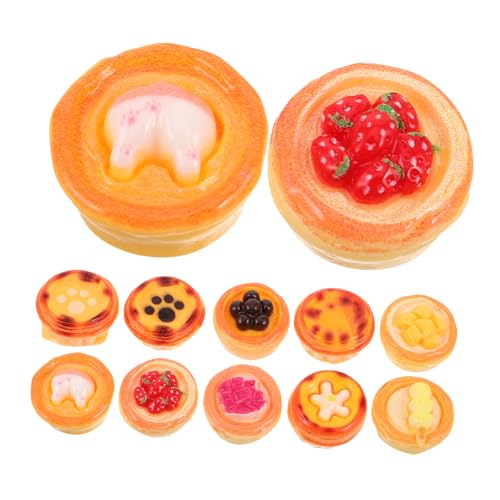 TOYANDONA 10 Stück Teiliges Miniatur Eierkuchen Realistische Resin Dessertmodelle Kompakte Puppenhaus Küchenzubehör Spielerisches Food für DIY und Fantasievolles Puppenhaus Spiel TOYANDONA 10 Stück Teiliges Miniatur Eierkuchen Realistische Resin Dessertmodelle Kompakte Puppenhaus Küchenzubehör Spielerisches Food für DIY und Fantasievolles Puppenhaus Spiel von TOYANDONA