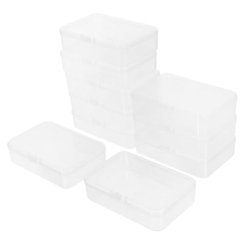 TOYANDONA 10 Stück Teiliges Transparenter Kartenhalter aus Robustem Kunststoff Vielseitige Aufbewahrungsbox für Spielkarten Pokerkarten und Kleine Gegenstände Leicht und Tragbar für Gaming TOYANDONA 10 Stück Teiliges Transparenter Kartenhalter aus Robustem Kunststoff Vielseitige Aufbewahrungsbox für Spielkarten Pokerkarten und Kleine Gegenstände Leicht und Tragbar für Gaming von TOYANDONA