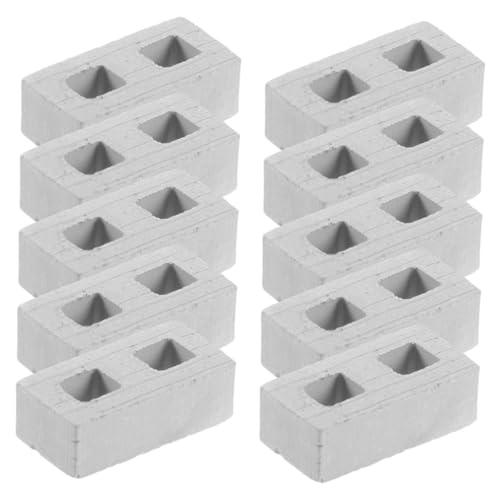 TOYANDONA 100 Stück Baustein Villa Model simulierte Ziegelmodelle gefälschte Ziegel selber Machen Simulation eines Backsteinmauerbaus Mini-Bausteine zum Basteln kleine Ziegel Keramik Grau TOYANDONA 100 Stück Baustein Villa Model simulierte Ziegelmodelle gefälschte Ziegel selber Machen Simulation eines Backsteinmauerbaus Mini-Bausteine zum Basteln kleine Ziegel Keramik Grau von TOYANDONA