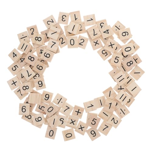 TOYANDONA 100 Stück Mini Holz Zählblöcke Zahlen Lernspielzeug Holz Math Tiles DIY Bastelset für Frühpädagogik Feinmotorik Kreative Zahlenkombinationen TOYANDONA 100 Stück Mini Holz Zählblöcke Zahlen Lernspielzeug Holz Math Tiles DIY Bastelset für Frühpädagogik Feinmotorik Kreative Zahlenkombinationen von TOYANDONA