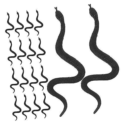 TOYANDONA 100 Stück Mini Schlangen Realistische Schlangenfiguren Halloween Streich Requisiten für Lernspielzeug und Partydekoration TOYANDONA 100 Stück Mini Schlangen Realistische Schlangenfiguren Halloween Streich Requisiten für Lernspielzeug und Partydekoration von TOYANDONA