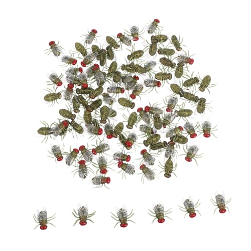 TOYANDONA 100 Stück Realistische Kunststoff Fliegen Deko Stabile und Unzerbrechliche Halloween Insekten Spielzeuge Täuschend Echte Falsche Fliegen für Party April Fools und Gruselige Deko TOYANDONA 100 Stück Realistische Kunststoff Fliegen Deko Stabile und Unzerbrechliche Halloween Insekten Spielzeuge Täuschend Echte Falsche Fliegen für Party April Fools und Gruselige Deko von TOYANDONA