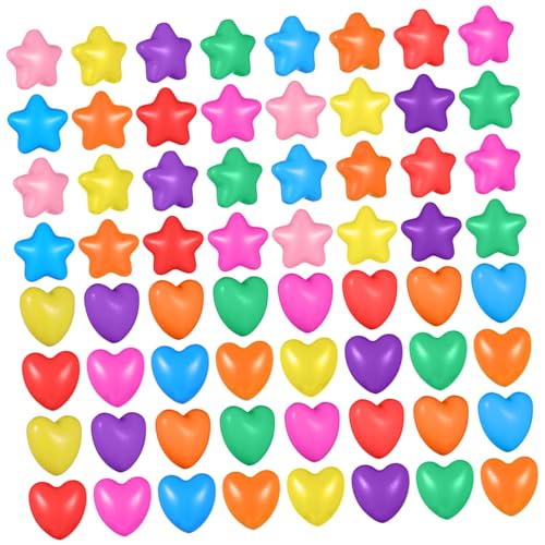 TOYANDONA 100 Stück Teiliges Stern Herzförmige Bälle Schwimmbadspielzeug für Dicke Sichere Poolbälle für Bällebad Fördert Hand Auge koordination Leicht Tragbar für Partys und TOYANDONA 100 Stück Teiliges Stern Herzförmige Bälle Schwimmbadspielzeug für Dicke Sichere Poolbälle für Bällebad Fördert Hand Auge koordination Leicht Tragbar für Partys und von TOYANDONA