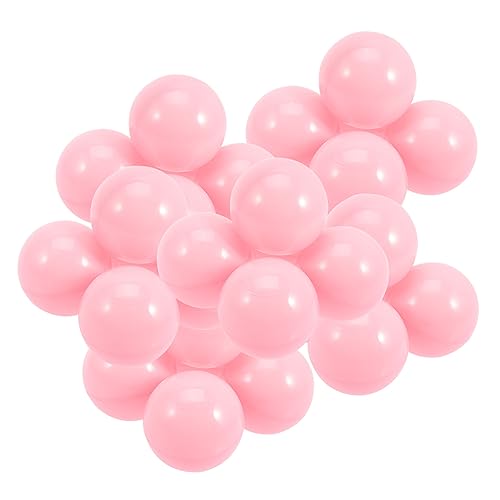 TOYANDONA 100St Ozeankugel Wellenkugel Kinder dekor Meeresdekor Ball für Bällebad Runde Spielbälle Pitbälle für Kleinkinder Kinder Bauen Bälle EIN dekorative Grubenbälle Plastik Rosa von TOYANDONA