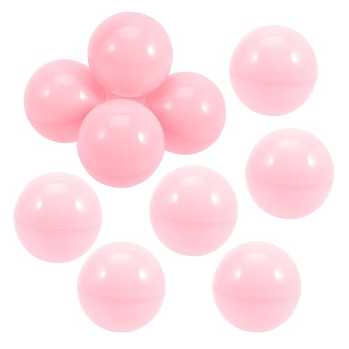 TOYANDONA 100St Verdickter Ozeanball Plastikbälle pädagogische Schwimmgrubenbälle Runde Spielbälle runder Ozeanball Bällebad Bälle für Gruben Bälle Rosa von TOYANDONA