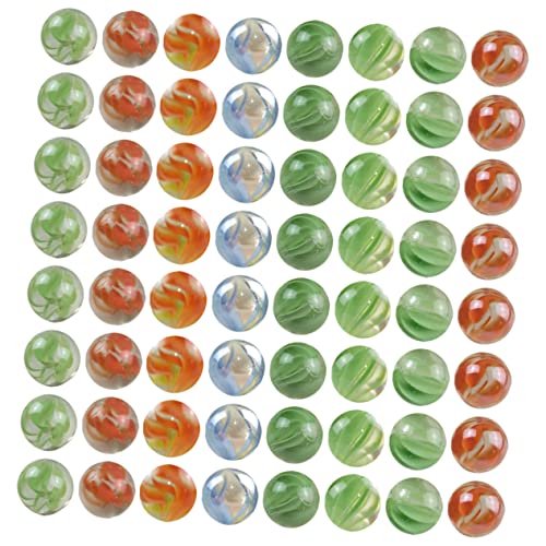 TOYANDONA 100st Murmeln Marmorlabyrinth Marmorspielzeug Kinderspielzeug Murmelbahn Kreativer Kieselstein Kinderspiele Aquarium-dekore Ball-Shooter Für Murmelspiel Marmor Dekore Glas von TOYANDONA