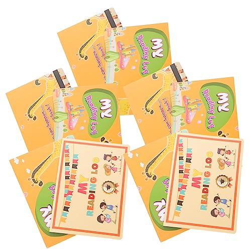 TOYANDONA 10St Englisches Sparbuch Kinder lesen Scorecards Kidcraft-Spielset bequemes Lesebuch Kinder Lesebankbuch Englisch Lesebankbuch Lesekarten kleines Leseprotokoll Papier von TOYANDONA