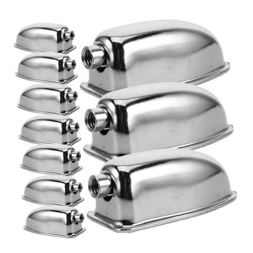 TOYANDONA 10St Lugs-Schlagzeug Schlagzeug Lug Snare Drum Zubehör Snare-Drum-Lug Snare Drum-Hardware-Set Ersatzteile für Schlagzeug Snaredrum-Teile Teile für Schlaginstrumente Eisen Silver von TOYANDONA