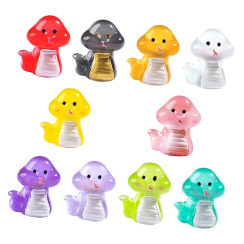 TOYANDONA 10St Mikro-Landschaftsdekoration Bade Fingerpuppen Mini-Axolotl-Figuren Puppenhausfamilie Miniatur-Dinge Babybadeutensilien Axolotl-Spielzeug Badespielzeug für Jungen Harz von TOYANDONA