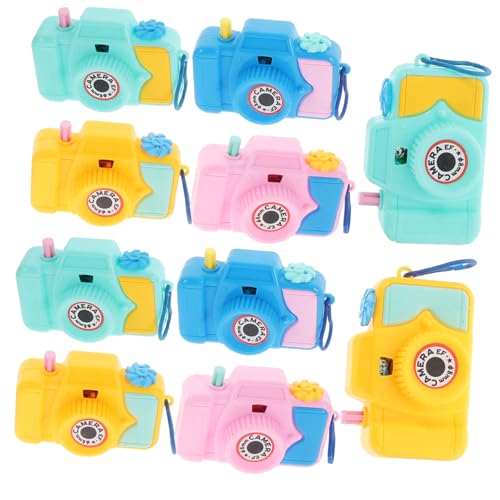 TOYANDONA 10St Tierische Kamera vorgeben, Kamera zu Spielen Kamera Spielzeug Videokameras Cartoon-Projektion Camera Kinder Children Camera Kinder Kamera Cartoon-Kameraspielzeug Plastik von TOYANDONA