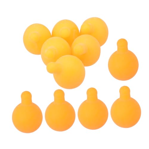 TOYANDONA 10St Zubehör für Puppenkernbälle Artikel Einmachglas Dampf-Wok Lebensmitteldeckel DIY Blasball Zubehör Plüsch Teile Blasenpresseinsätze Quetschball weiches Gummi Orange von TOYANDONA