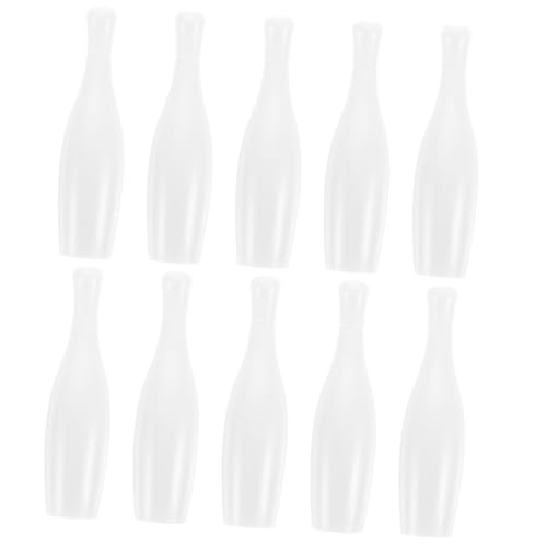 TOYANDONA 10pcs Tabletop Bowling Pin Ersatz Interaktives Bowlingspiel Accessoire Indoor Tisch Bowling Pin von TOYANDONA