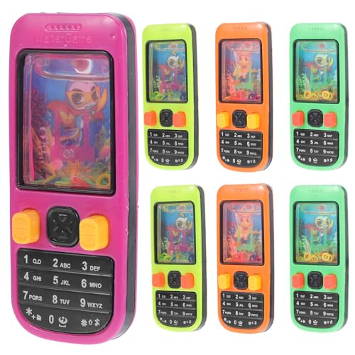 TOYANDONA 10st Handy-Ring-wassermaschine Kinder Telefon Handy Für Kinder Klassisches Spielzeug Gefälligkeiten Für Geburtstagsfeiern Kinder Handys Wasserspiele Für Kinder Handheld Plastik von TOYANDONA