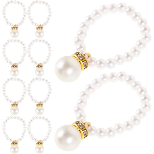 TOYANDONA Modische Mini Gelbe Halskette Kette 10 Stück Spielzeug Puppe Dress up Schmuck Set von TOYANDONA