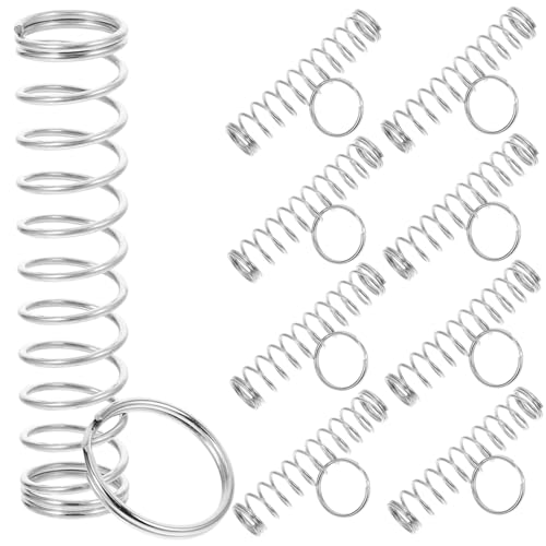 TOYANDONA 10st Magische Requisiten Trick-Performance-Requisite Frühlings-gimmick-Requisiten Zaubertricks Frühlings-Puzzle-gimmick Requisiten Zum Üben Von Tricks Puzzle-Ring Rostfreier Stahl von TOYANDONA