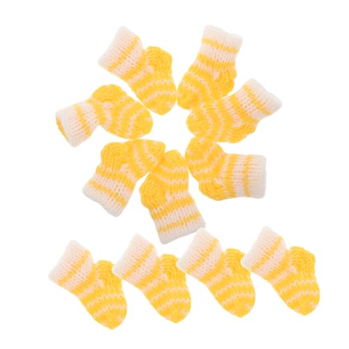 TOYANDONA 10st Puppensocken Babypuppenwindeln Zubehör Für Wiedergeborene Babypuppen Taschenpuppen Ersatzwindeln Für Puppen Samtpuppen Kinderpuppen Puppenhauspuppen Puppe Kostüm Garn von TOYANDONA