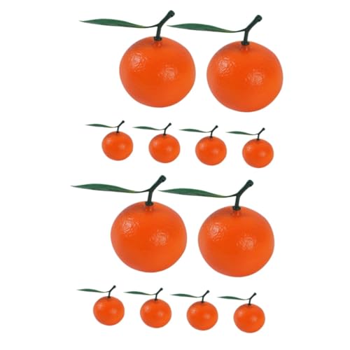 TOYANDONA 12 STK künstliche orange küche Dekoration küchendekoartikel mockin mocks Schaufensterdekoration Fruit Orangen Obst naturgetreue Fruchtdekorationen Szenenschmuck Fruchtmodell Schaum von TOYANDONA