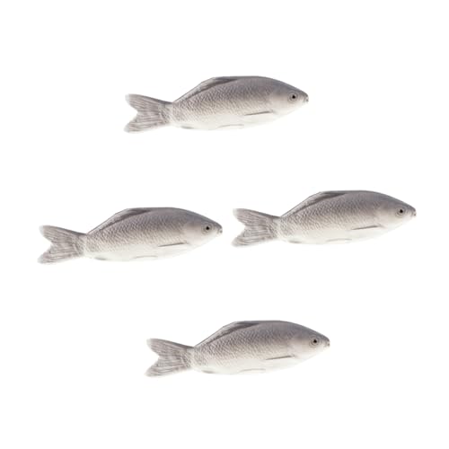 TOYANDONA 12 STK künstlicher Fisch Aquarium- Fisch Spielset künstliches Fischspielzeug Tierspielzeug interaktives Spielzeug Fische Spielzeug PU-Fischspielzeug in Fischform Grey TOYANDONA 12 STK künstlicher Fisch Aquarium- Fisch Spielset künstliches Fischspielzeug Tierspielzeug interaktives Spielzeug Fische Spielzeug PU-Fischspielzeug in Fischform Grey von TOYANDONA