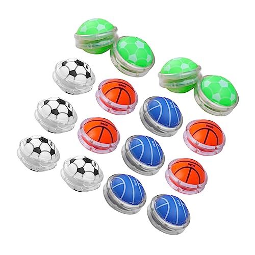 TOYANDONA 12 Stück Ball Schläger Boll Zappelspielzeug Jo Jo Gartenspielzeug Für Outdoor Kinderspielzeug Fußballspielzeug Plastik Jo Jo Plastik Jo Jo Fingerspielzeug Outdoor von TOYANDONA