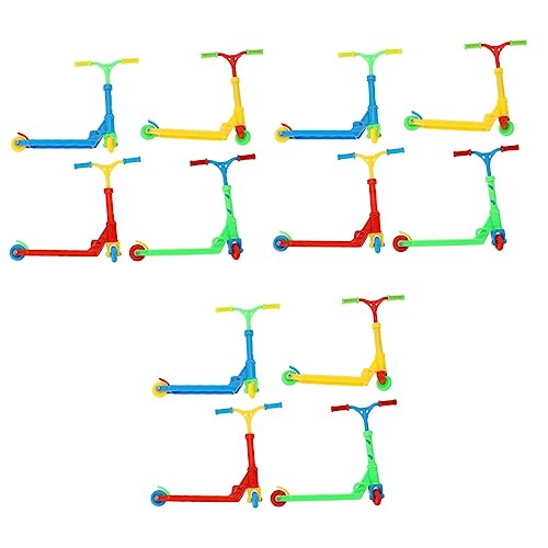 TOYANDONA 12 Stück Finger Skateboard Tragbares Fingerspitzen Spielzeug Finger Trainingsspielzeug Finger Roller Lernspielzeug Mini Finger Spielzeug Fingerspitzen Bewegungsspielzeug von TOYANDONA