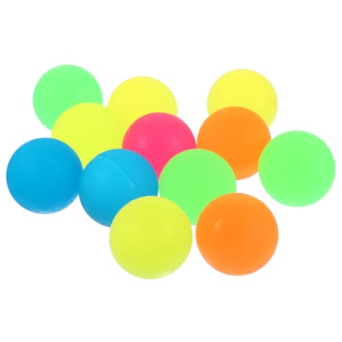 TOYANDONA 12 Stück Hüpfball Leuchtender Ball Elastischer Ball Für Kinder von TOYANDONA