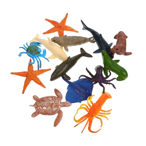 TOYANDONA 12 Stück Teiliges Meerestiere Figuren aus Kunststoff Realistische Unterwasser Tiere und Dekoration Pädagogisches Meereswelt Modell für Vielseitige Meeresdeko und Lernspielzeug TOYANDONA 12 Stück Teiliges Meerestiere Figuren aus Kunststoff Realistische Unterwasser Tiere und Dekoration Pädagogisches Meereswelt Modell für Vielseitige Meeresdeko und Lernspielzeug von TOYANDONA