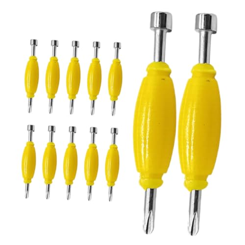 TOYANDONA 12 Stück Teiliges Mini Schraubendreher Set mit Doppelseitigen Köpfen Ergonomischer Griff Kompakt und Vielseitig für Fingertip Board Schrauben und Kleine Reparaturen an Finger TOYANDONA 12 Stück Teiliges Mini Schraubendreher Set mit Doppelseitigen Köpfen Ergonomischer Griff Kompakt und Vielseitig für Fingertip Board Schrauben und Kleine Reparaturen an Finger von TOYANDONA