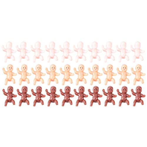 TOYANDONA 120st Babyspielzeug Aus Kunststoff -badefigur Badewanne Spielzeug Babyparty-Figur Spielzeug Für Kleinkinder -bastelpuppe Babybadewanne Mini-entenspiegel Plastik von TOYANDONA