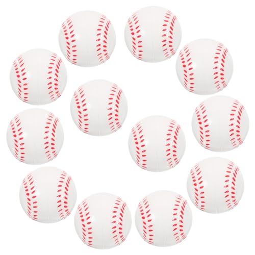 TOYANDONA Babyschaumball 12st Fester Schaumstoffball Für Flummies F�r Hupfball Für Weicher Ball Stringy Balls Mini Federnd Softbälle Für Weiche Kleine Baseballbälle Pu Motorikball Baby von TOYANDONA