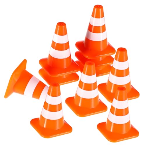 TOYANDONA 14 Stück Verkehrszeichen- fluoreszierend Mini -Verkehrskegel für Spielzeugautos Verkehrsschild selber Machen Simulation Verkehrszeichen Gebäude Kind Abs Orange TOYANDONA 14 Stück Verkehrszeichen- fluoreszierend Mini -Verkehrskegel für Spielzeugautos Verkehrsschild selber Machen Simulation Verkehrszeichen Gebäude Kind Abs Orange von TOYANDONA