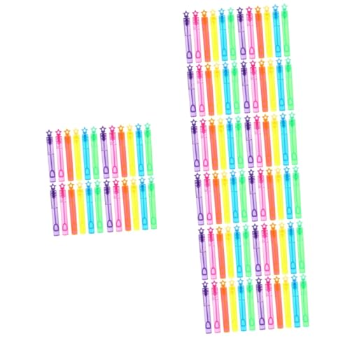 TOYANDONA 140 STK Blasenstock Mini-Bubble-Sticks Seifenblasen Für Kinder Mini-blasenstäbe Blasen Machende Zauberstäbe Blasenspielzeug Für Draußen Blase Zauberstab Partygeschenk Plastik von TOYANDONA